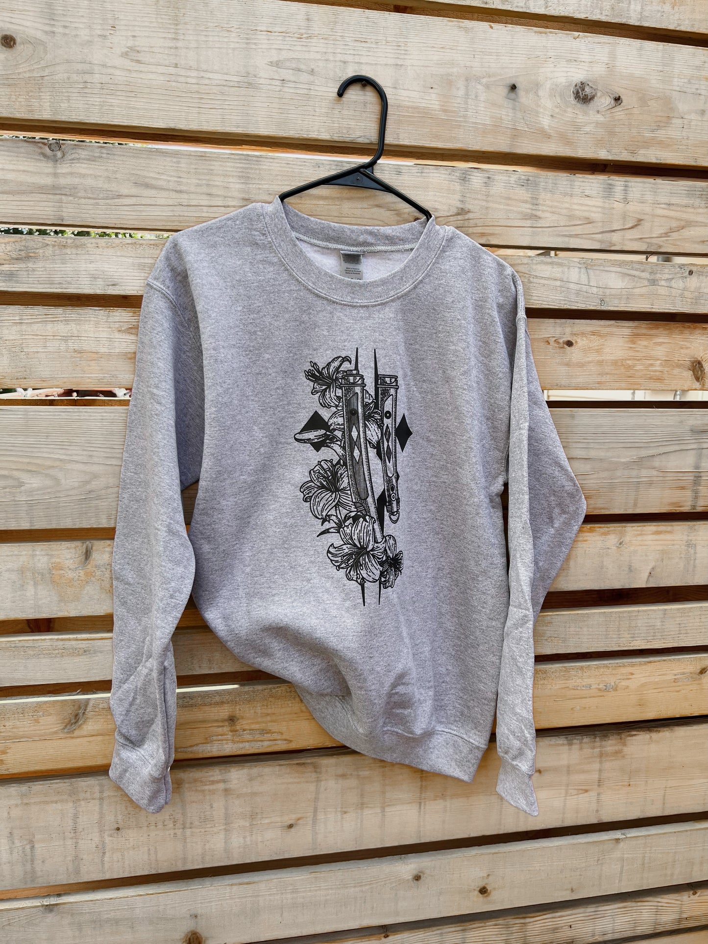 Rebel Floral Sabers Crewneck
