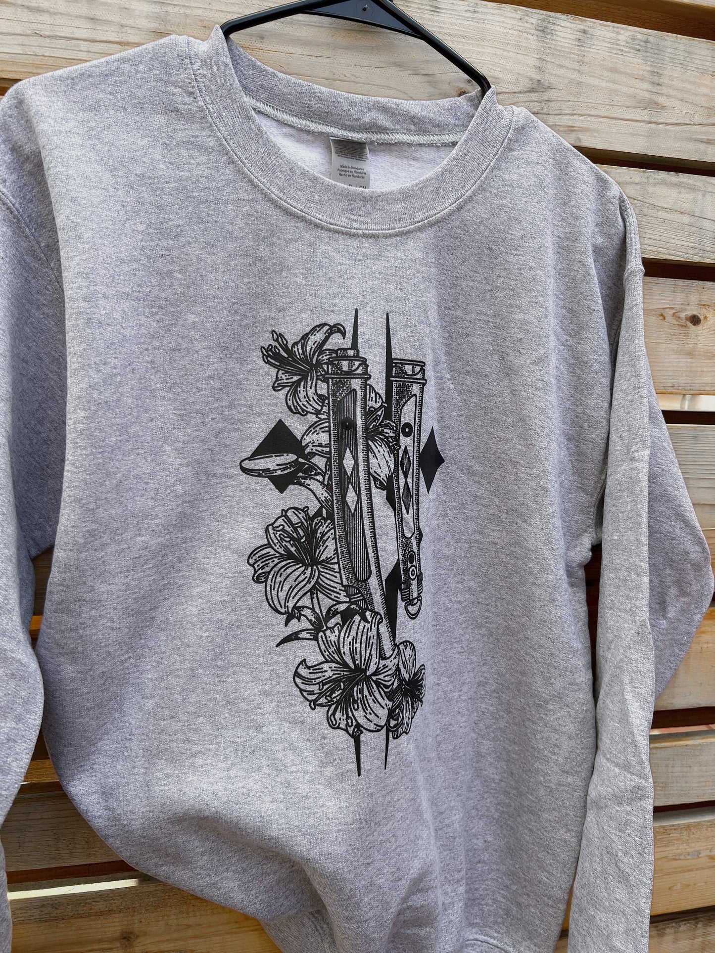 Rebel Floral Sabers Crewneck
