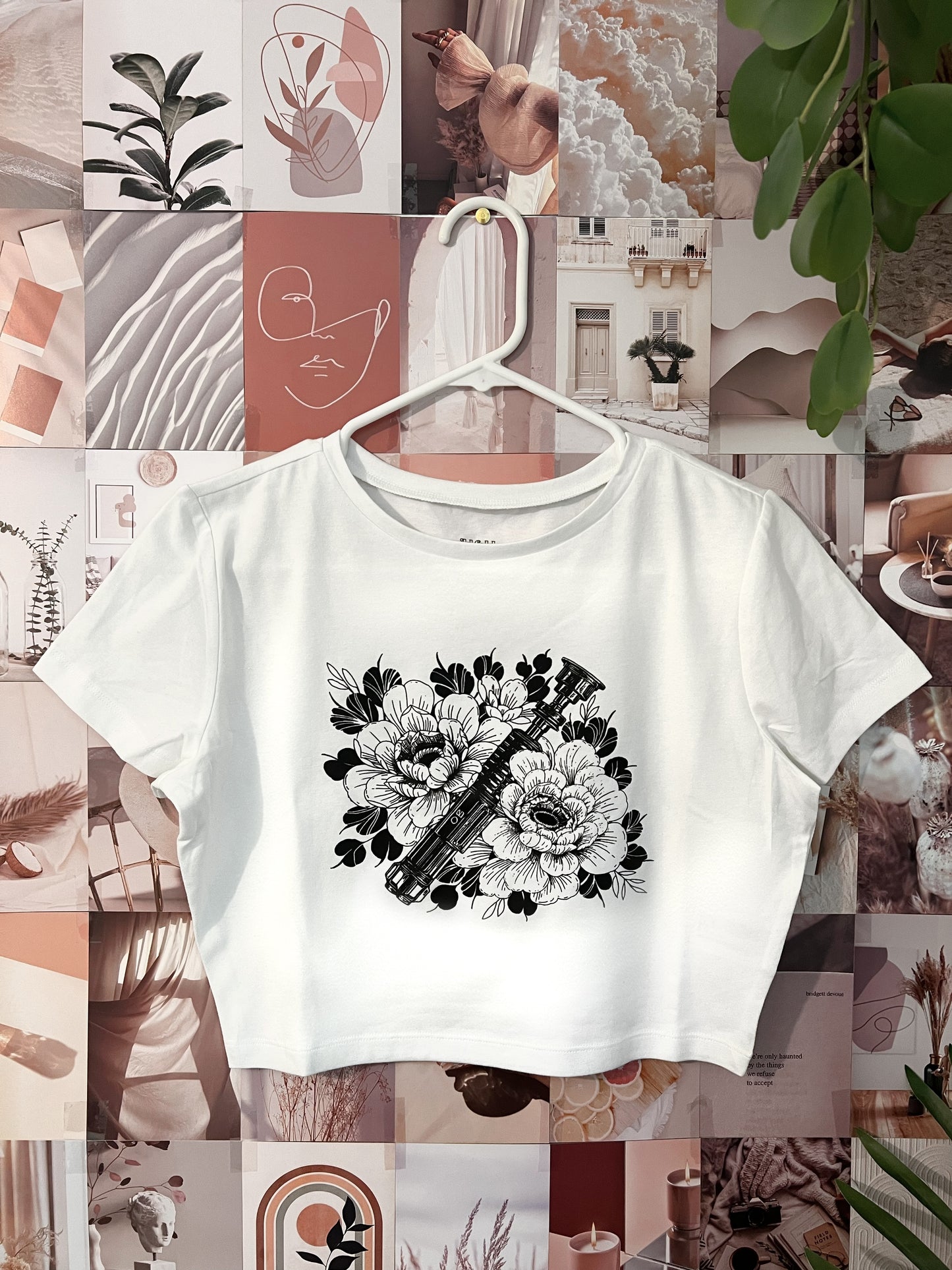 Floral Saber Baby Tee