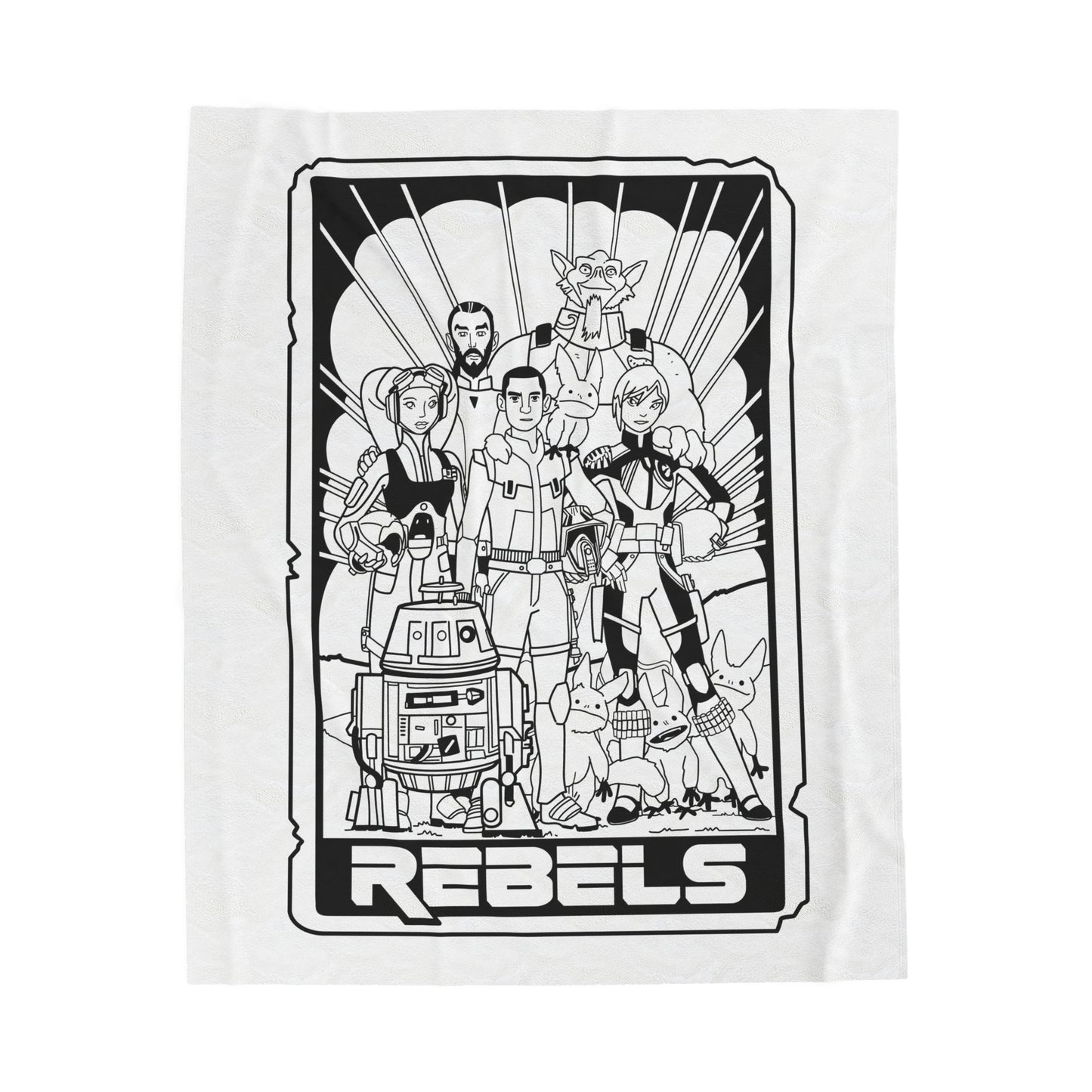Rebels Tarot Card Blanket
