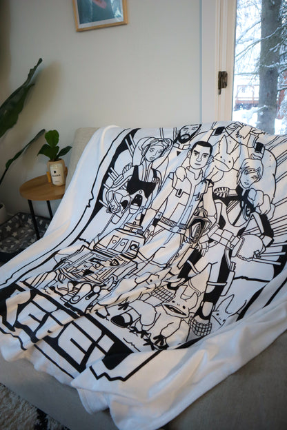 Rebels Tarot Card Blanket