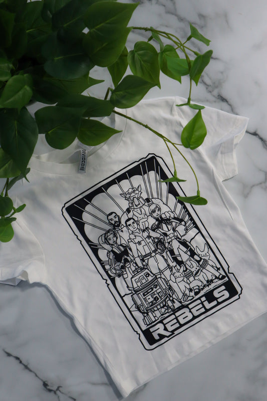 The Rebels Tarot Card Cropped Tee