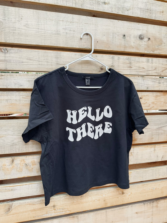 Hello There Cropped Tee