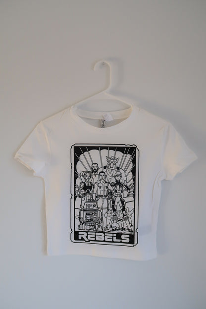 The Rebels Tarot Card Cropped Tee