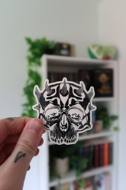 Skull Sticker